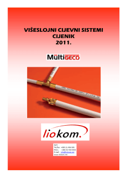 MULTIGECO CJENIK 2011-