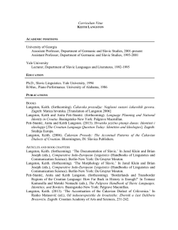 Curriculum Vitae University of Georgia Associate