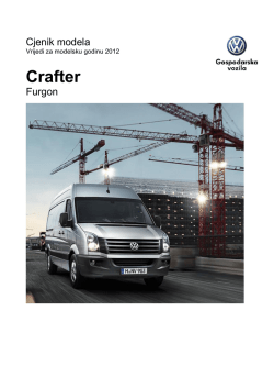 Crafter Furgon - VW Gospodarska vozila