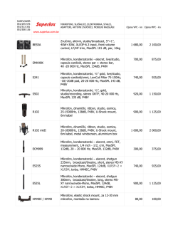 katalog - cjenik Superlux