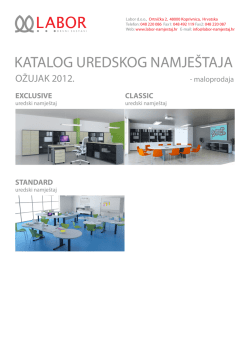 KATALOG UREDSKOG NAMJE&Scaron;TAJA