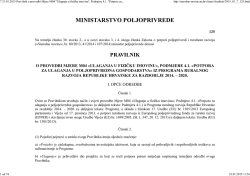 7 21.01.2015 Pravilnik o provedbi Mjere M04 "Ulaganja u fizičku
