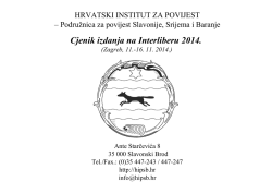 Cjenik izdanja na Interliberu 2014.
