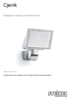 Cjenik Steinel Home rasvjeta