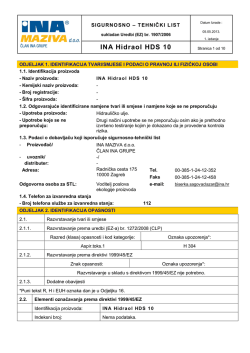 INA Hidraol HDS 10