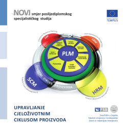 UPRAVLJANJE CJELOŽIVOTNIM CIKLUSOM PROIZVODA