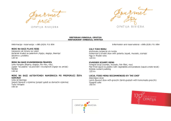 RESTORAN VONGOLA, OPATIJA RESTAURANT VONGOLA