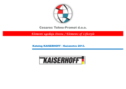 KAISERHOFF &ndash; Katalog kućanstvo