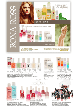 Nail Care - rona ross