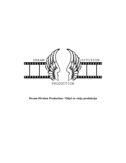 Our references (PDF) - Dream Division FILM & VIDEO PRODUCTION