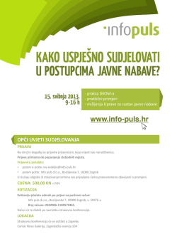 Prijavnica Javna Nabava 02