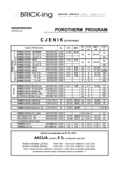 Porotherm - Brick-ing