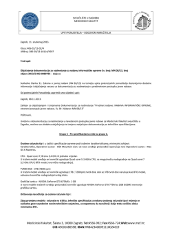 Medicinski fakultet, &Scaron;alata 3, 10000 Zagreb; Tel:4566