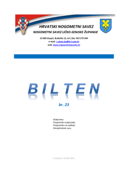 preuzmi dokument - Nogometni Savez Ličko