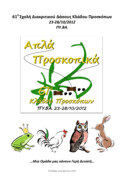 61 χολι Διακριτικοφ Δάςουσ Κλάδου Προςκόπων