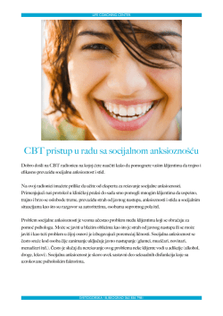 Radionica - Socijalna anksioznost