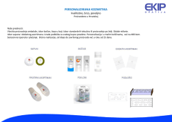 Katalog personalizirane kozmetike