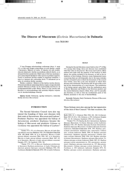 The Diocese of Muccurum (Ecclesia