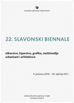 plakat izložbe - Galerija likovnih umjetnosti, Osijek