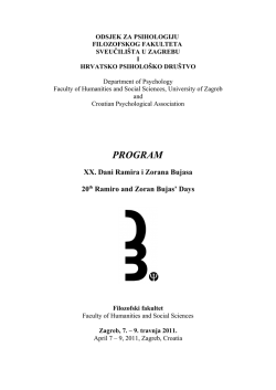 Days - Odsjek za psihologiju