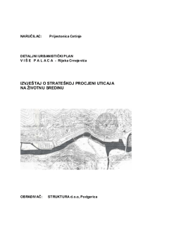 DUP Vi&scaron;e Palaca, Rijeka Crnojevića &ndash; strate&scaron;ka procjena uticaja na