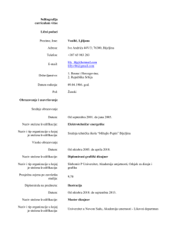 Ljiljana Vasilić, asistent