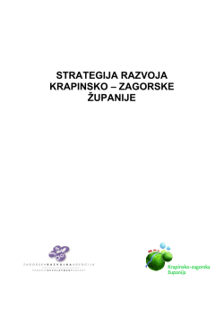 strategija razvoja krapinsko – zagorske županije