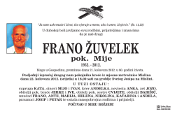 FRANO ŽUVELEK