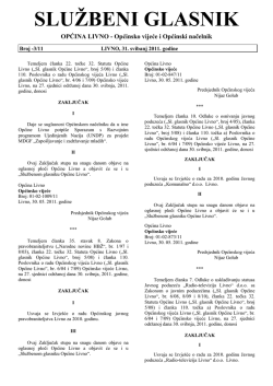 Službeni glasnik 03/2011