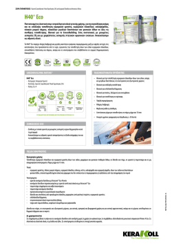 H40&reg; Eco - Dom Materialis