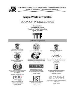 book of proceedings - itc&dc - international textile, clothing & design