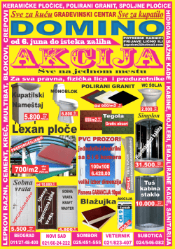 Jun 1 - DominoSrbija