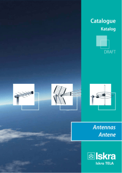 Catalogue Antennas Antene
