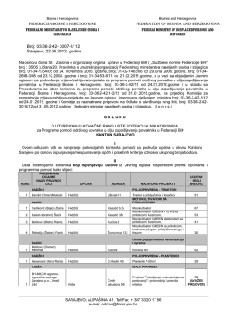 Konacna Odluka KS zaposljavanje