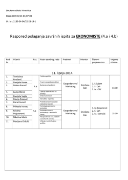 4.ai 4.b - Strukovna &scaron;kola Virovitica