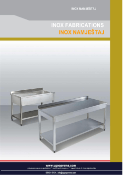 INOX FABRICATIONS INOX NAMJE&Scaron;TAJ