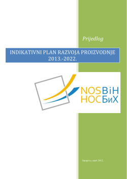 indikativni plan razvoja proizvodnje 2013.-2022.