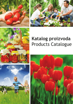 Katalog proizvoda Products Catalogue