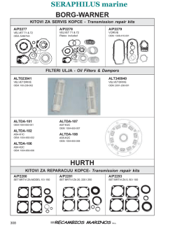 BORG-WARNER HURTH SERAPHILUS marine