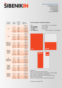 Preuzmite cijenik ogla&scaron;avanja (PDF)