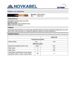 Kablovi za interfone