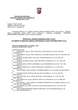 Opširnije - Općina Sveti Ilija