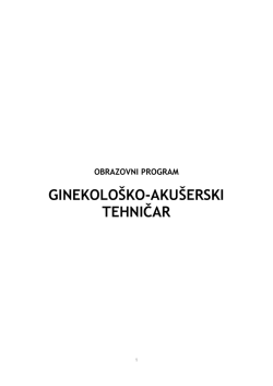 4-14 Ginekolosko-akuserski tehnicar