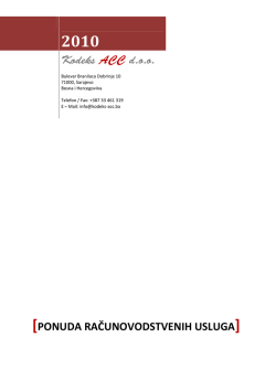 Kodeks ACC d.o.o. [PONUDA RAČUNOVODSTVENIH USLUGA]