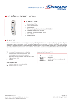 W STUBIŠNI AUTOMAT: VOWA