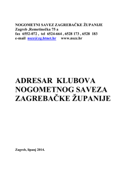 ADRESAR KLUBOVA NSZŽ-e