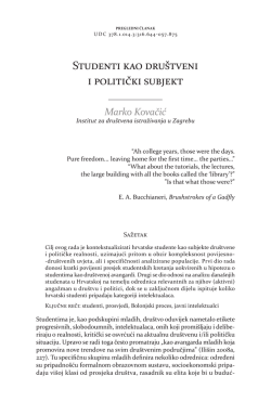 05_Marko Kovacic_Studenti kao drustveni i politicki subjekt