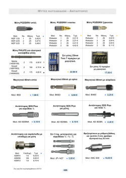 ΜΥΤΕΣ ΚΑΤΣΑΒΙΔΙΩΝ – ΑΝΤΑΠΤΟΡΕΣ