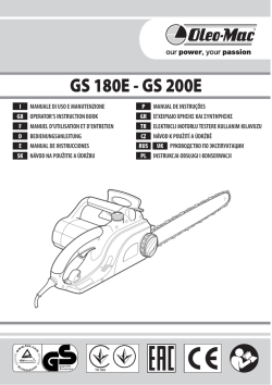 GS 180E - GS 200E - Oleo-Mac
