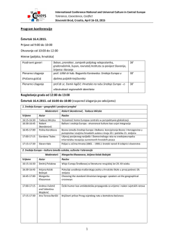 Program konferencije